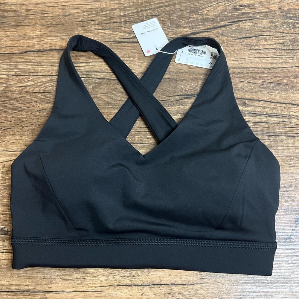 Lululemon Envital Bra D/DD Cup Black Size 4 NWT Medium Support - Picture 3 of 6